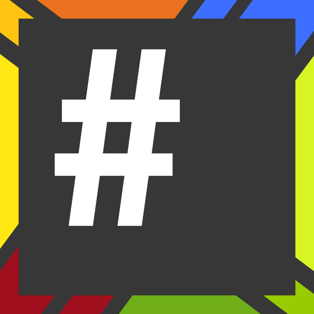 hashtag board